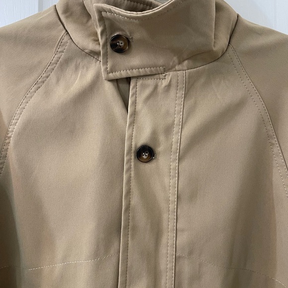 Hudson and Barrow Lightweight Oversized Tan Shirt Jacket - Mens: Small. - Picture 4 of 11